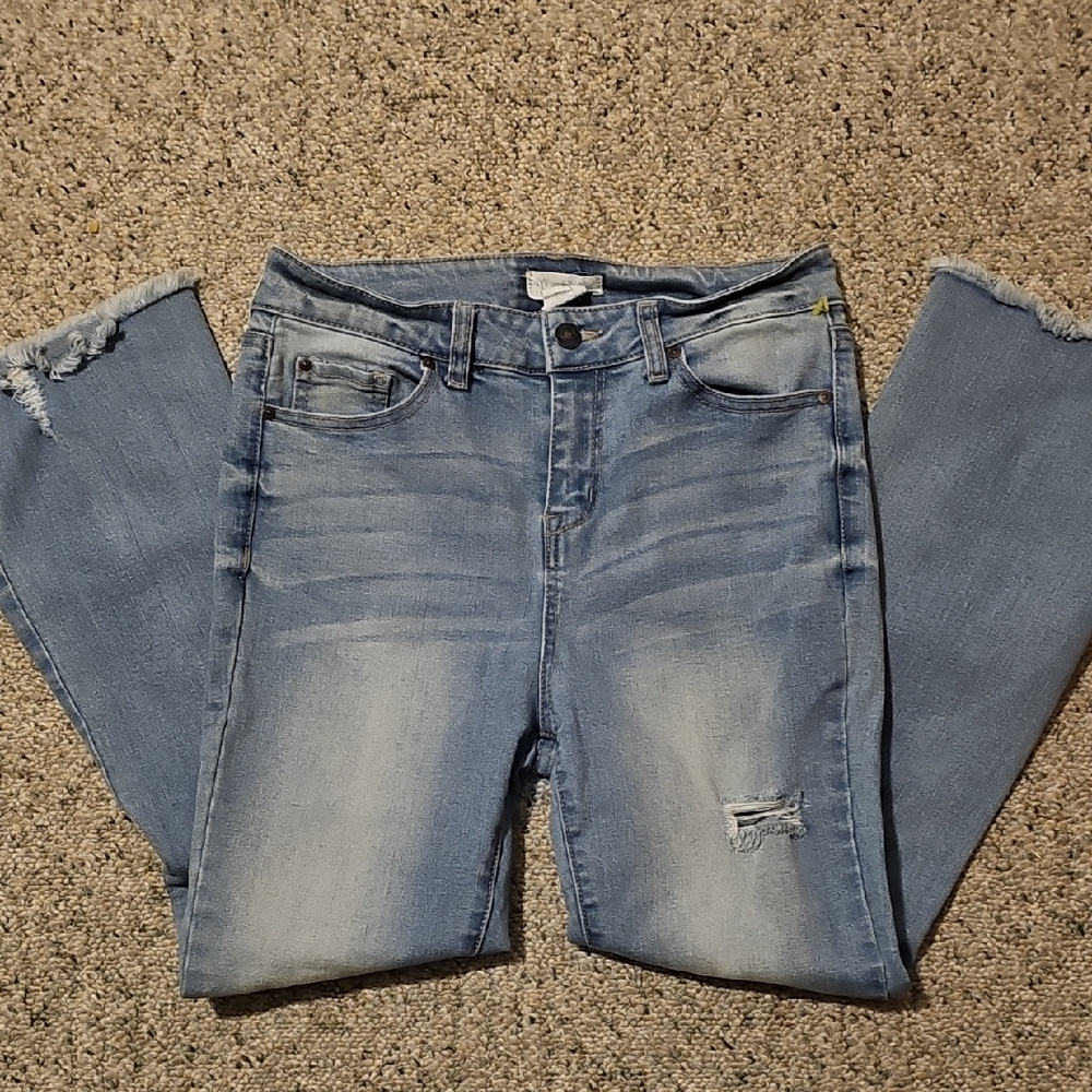 Sky and Sparrow Light Blue Cropped Jeans